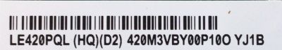 T-CON PARA TV LG OLED EVO / NUMERO DE PARTE 6878B / 6871L-6878B / 6870C-0908B / LE550PQL-HQD1-TCA / LE420PQL (HQ)(D2) / PANEL AC420AQL CQA1_RS / MODELO OLED42C2AUA.DUSQLJR / OLED42CPUA.DUSQLJR - Imagen 3
